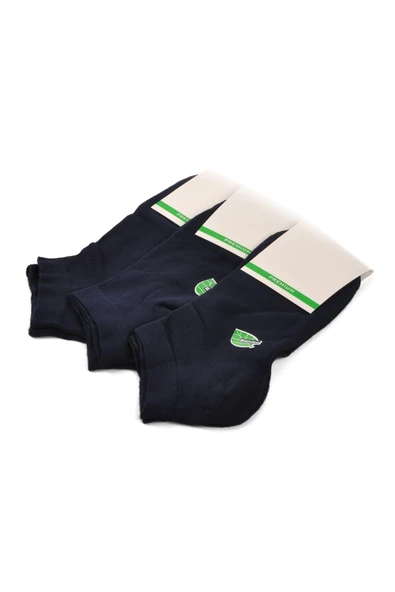 Aspor Lacivert Bambu Unisex 3 lü Patik Çorap ürün görseli 1