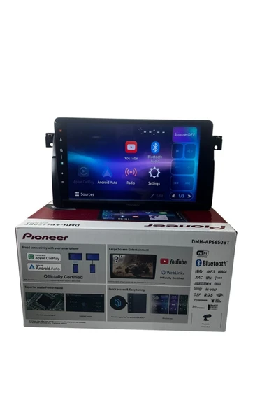 BMW E46 PİONEER 4-64 TAM PROFESYONEL OEM MULTİMEDİA ürün görseli 1