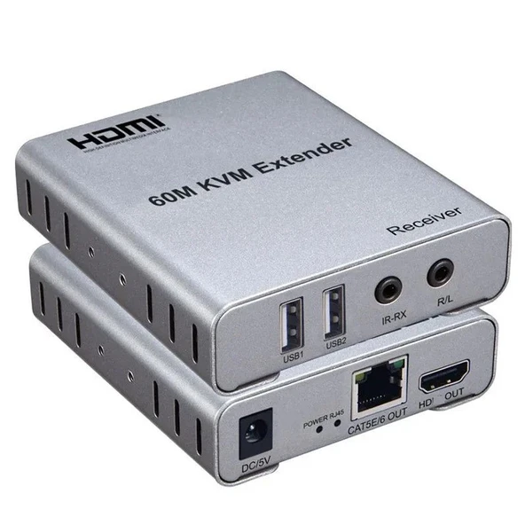 Powermaster PM-22508 60m HDMI KVM Extender ürün görseli 1