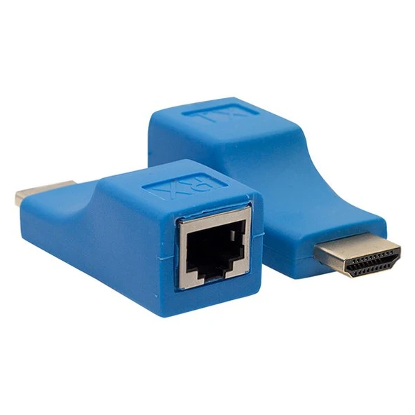 PowerMaster PM-18225 30 Metre HDMI 4K Cat5/Cat6/Cat7 Uzatıcı Extender ürün görseli 1