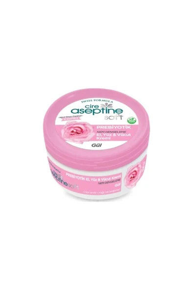 CİRE ASEPTİNE SOFT PREBİYOTİK GÜL EL, YÜZ VE VÜCUT KREMİ 30 ML ürün görseli 1