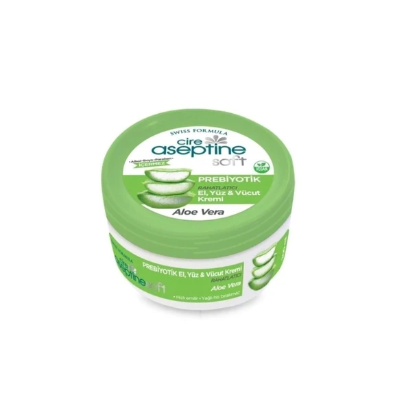 CİRE ASEPTİNE SOFT PREBİYOTİK ALOEVERA EL, YÜZ VE VÜCUT KREMİ 75 ML ürün görseli 1