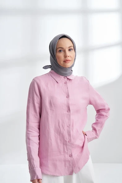 NOIRE DESEN TWİLL İPEK EŞARP - 4303 - Resim 4