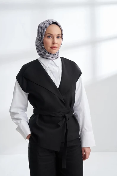 LINE DESEN TWILL İPEK EŞARP -4304 - Resim 9