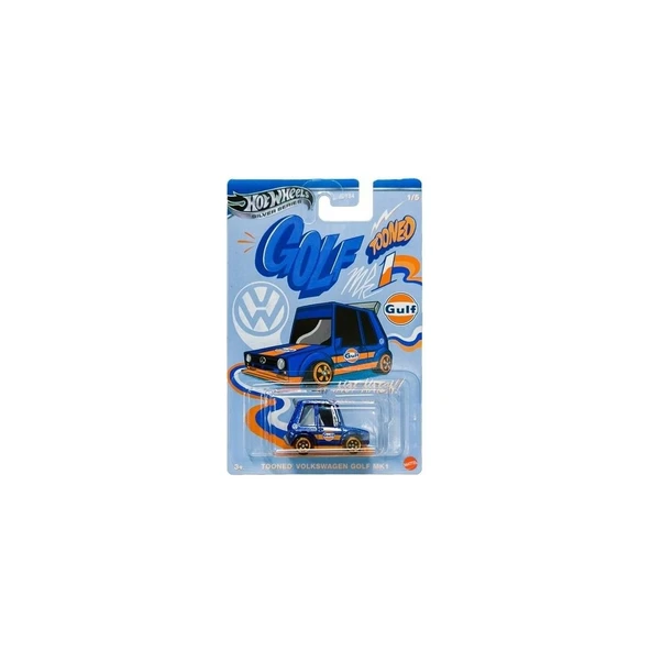 Hot Wheels Silver Series Tooned Volkswagen Golf Mk1 GDG44 JCB62 ürün görseli 1