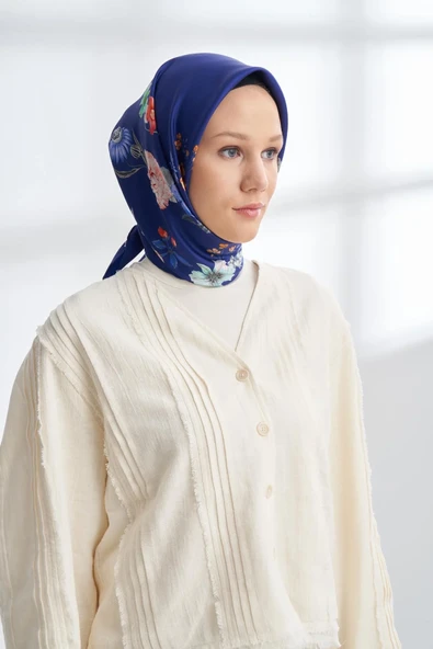 PREMIUM COLLECTION ROSEMARY DESEN TWILL İPEK EŞARP - 4319-159 ürün görseli 1