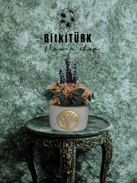 BitkiTÜRK şoklanmış çiçek aranjman - Resim 2