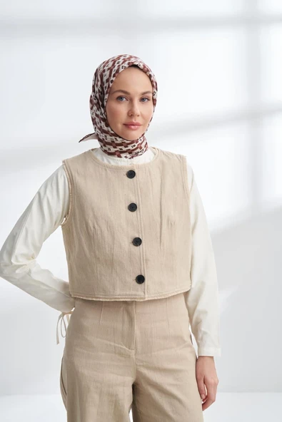 NETWORK DESEN TWILL İPEK EŞARP - 4307 - Resim 8