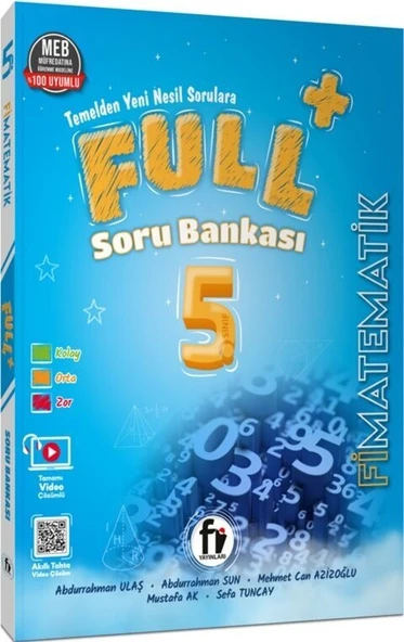 5. Sınıf Matematik FULL Soru Bankası Fi Yayınları ürün görseli 1