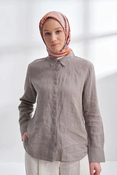 ARCHWAY DESEN TWILL İPEK EŞARP - 4302 - Resim 9