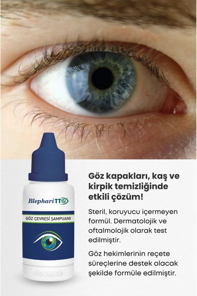 Blepharitto Göz Çevresi Şampuanı 65 ml - Resim 2