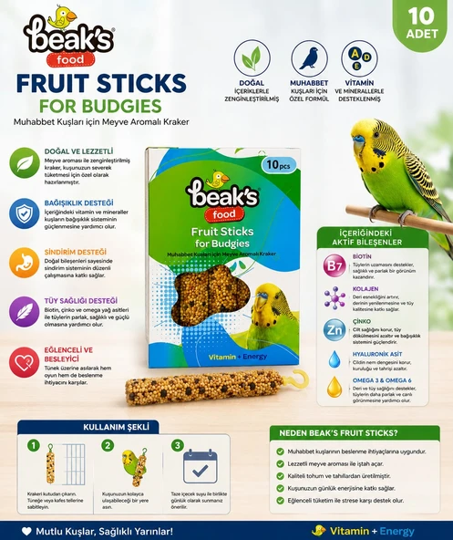 Beaks Meyveli Kraker 10 Lu - Resim 3