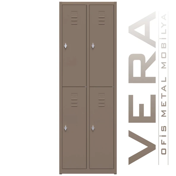 Soyunma Dolabı Metal 4 Kişilik İşçi Soyunma Dolabı ürün görseli 1
