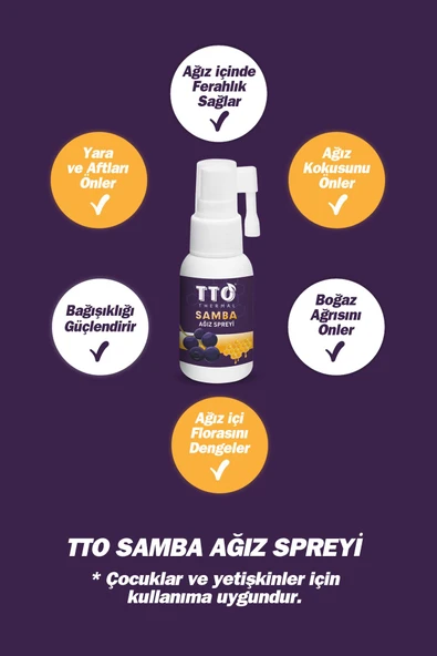 Tto Samba Ağız Spreyi 30 ml - Resim 2