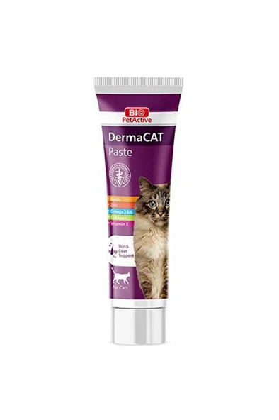 Bio Pet Active Derma Cat Cilt Sağlığı Destekleyici Kedi Vitamin Macunu 100 Ml ürün görseli 1