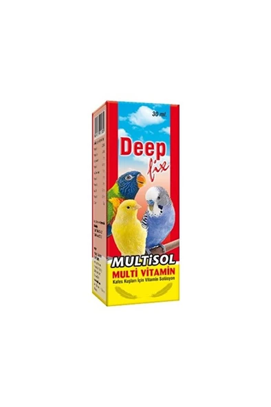 BioPetactive Multisol Kuş için Multivitamin 30 ml ürün görseli 1