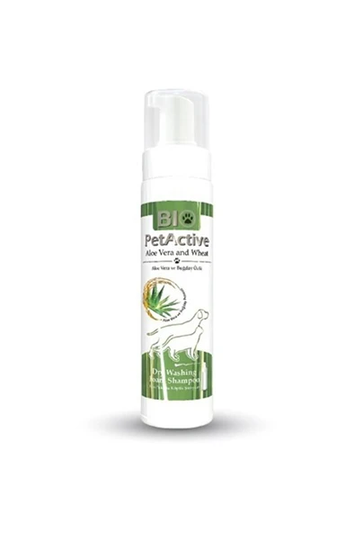 Active Pet Active Doğal Bal ve Buğday Özlü Kuru Yıkama Köpük Şampuanı 200 Ml ürün görseli 1