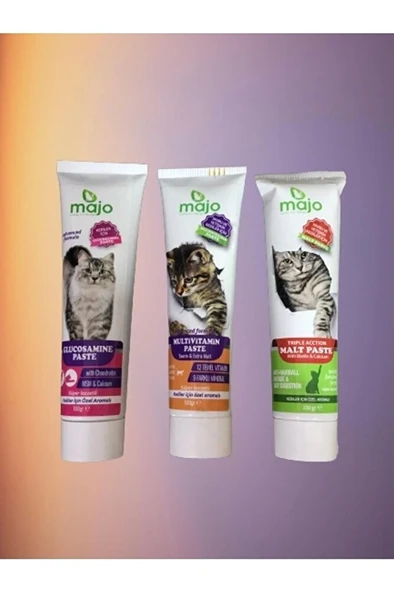 Kedi Maltı Kediler Için Multivatin ,pasta Ve Glukozamin 3x100gr.(TOPLAM 3ADET) ürün görseli 1