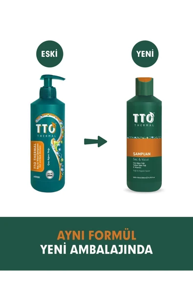 Tto Saç Ve Vücut Şampuanı 500 ml - Resim 3