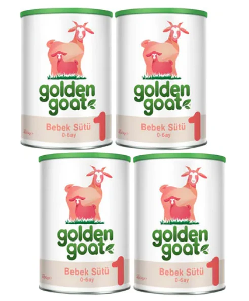 Golden Goat 1 Keçi Sütlü Bebek Sütü 400 gr 4 Adet ürün görseli 1
