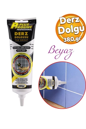 Beyaz Derz Dolgu 380 gr – Fayans, Seramik, Mermer, Duvar ve Zemin Tadilatı İçin | Wc & Banyo Tamir Dolgusu ürün görseli 1