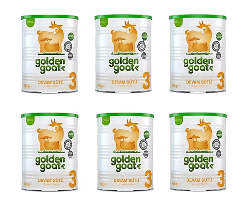Golden Goat 3 Keçi Sütlü Devam Sütü 400 gr 6 Adet ürün görseli 1
