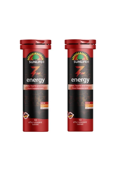 Sunlife Z-Energy 10 Efervesan Tablet 2 Adet ürün görseli 1