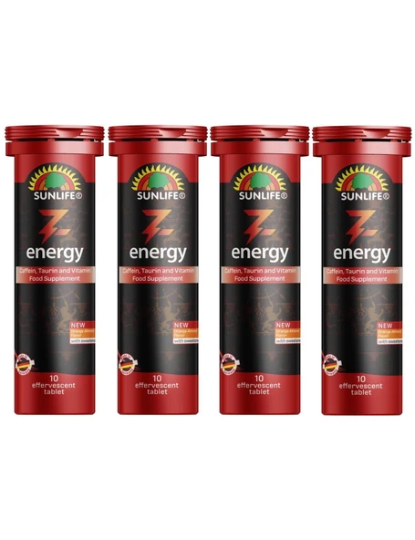 Sunlife Z-Energy 10 Efervesan Tablet 4 Adet ürün görseli 1