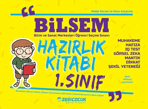 1. Sınıf Bilsem Konu Anlatım Hazırlık Kitabı Zeki Çocuk Yayınları ürün görseli 1