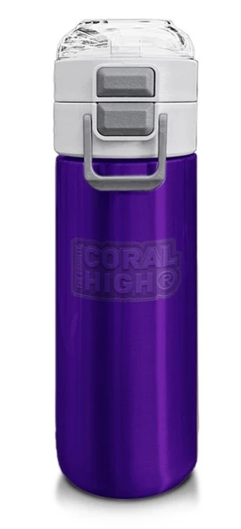 Coral High Kız Çocuk İçin 500 ml'lik Paslanmaz Çelik Termos/Suluk - Mor ürün görseli 1