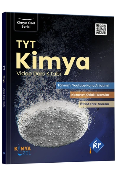 Kimya Özel TYT Kimya Video Ders Kitabı KR Akademi Yayınları ürün görseli 1