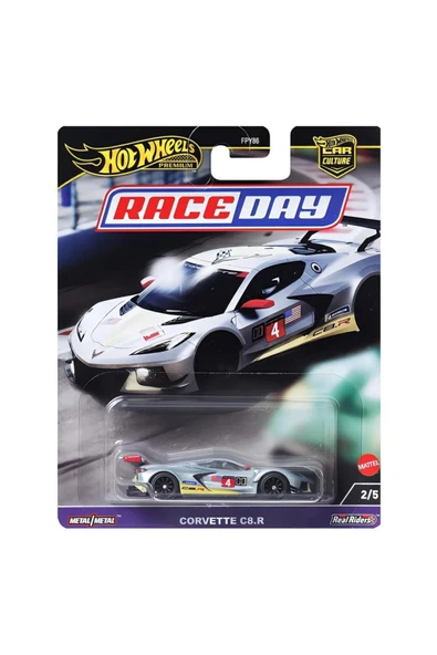 Hot Wheels Premium Corvette C8.R FPY86 HRV95 - Resim 3