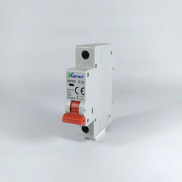 Xkoren Otomatik Sigorta 32A 3kA Xkoren Eski Seri KNB1-63-1C32A ürün görseli 1