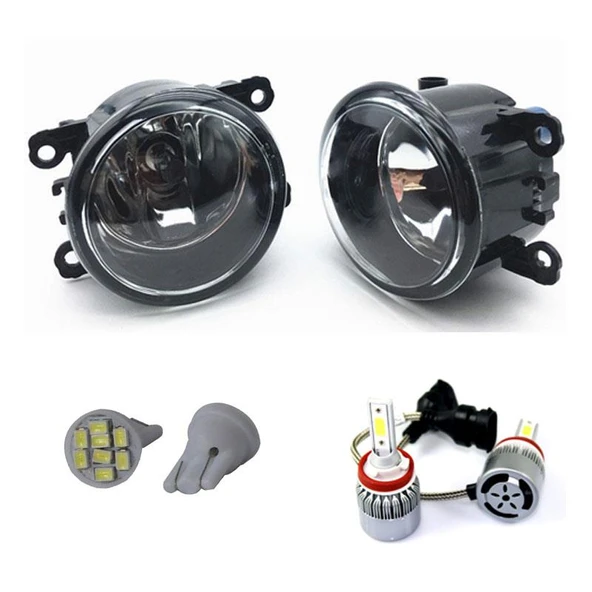 Renault Megane II 2006 Beyaz Led Xenon Sis Farı Seti ürün görseli 1