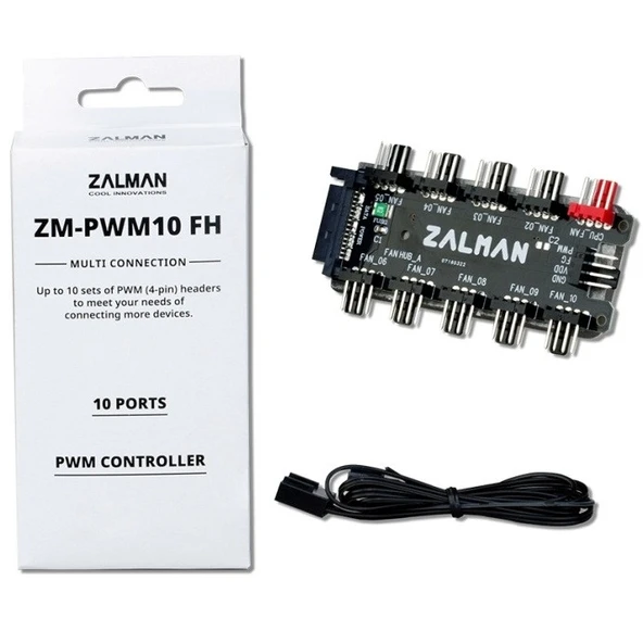 ZALMAN ZM-PWM10FH ON PORTLU PWM FAN KONTROL BAGLANTI ADAPTORU ürün görseli 1