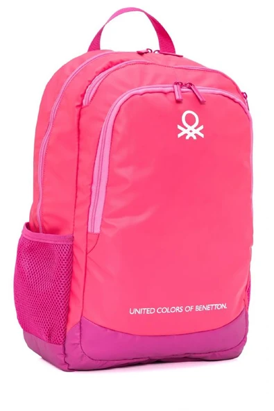 United Colors Of Benetton Kız Çocuk/Kadın Okul, Günlük ve Seyahat Sırt Çantası - Açık Pembe - 20878 ürün görseli 1