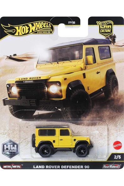 Hot Wheels Car Culture Land Rover Defender 90 FPY86 JBK74 ürün görseli 1