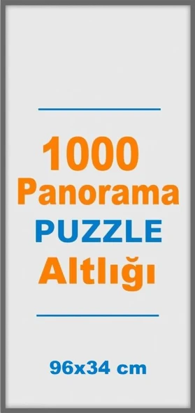 1000 Parçalık Panorama Puzzle Altlığı - 96x34 cm Beyaz Puzzle Alt Tablası ürün görseli 1