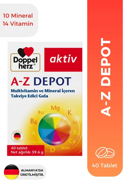 Doppelherz A-Z Depot Multivitamin 40 Tablet ürün görseli 1