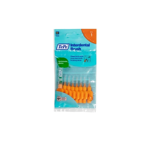 Tepe Diş Arayüz Fırçası 0.45 mm Turuncu ürün görseli 1