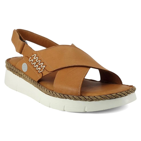 Mammamia 2515 25YS Kadın Günlük Sandalet Taba ürün görseli 1
