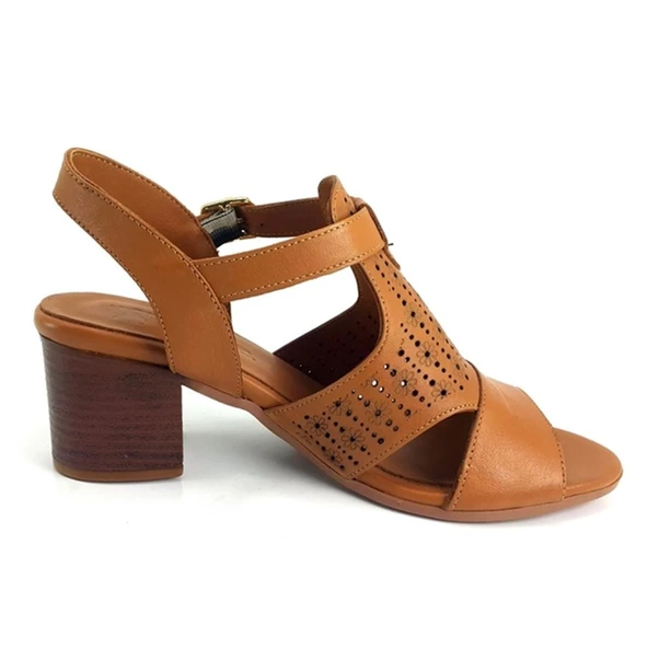 Venüs 1857209 23YS Günlük Bayan Sandalet Taba - Resim 3