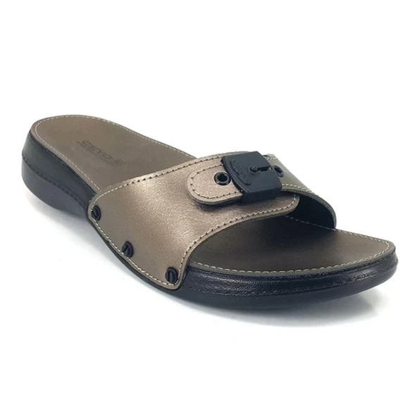 Ceyo 6500 26Y Minelli Anatomik Günlük Bayan Terlik Platin ürün görseli 1