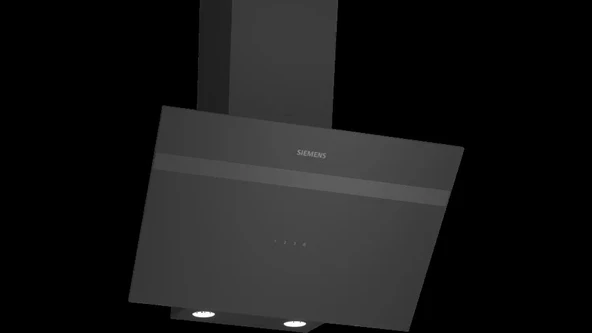 Siemens LC64KPJ60T 60 CM Duvar Tipi Davlumbaz Siyah ürün görseli 1