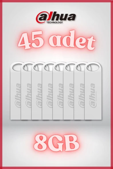 45 Adet 8GB Metal USB Flash Bellek U106 ürün görseli 1