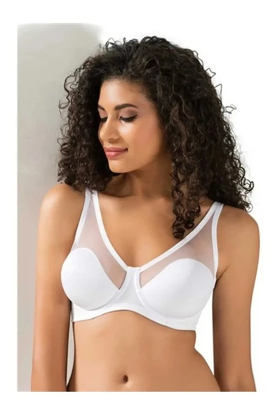 NİVEMESHOME 9200-C TÜL KAPLI SOFT C CUP SÜTYEN BEYAZ BDN:85 LE JARDİN ürün görseli 1