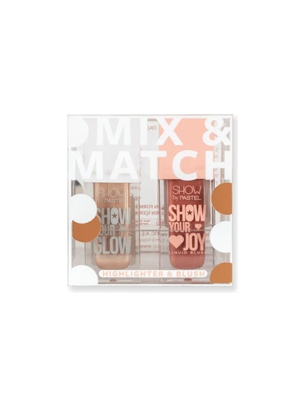 Show by Pastel Mix & Match Glow Liquid Highlighter 72 & Joy Liquid Blush 53 ürün görseli 1