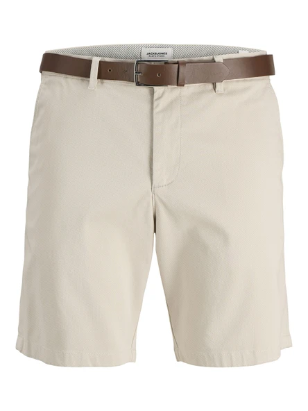JACK JONES Erkek Kemerli Chino Şort 12285548 ürün görseli 1