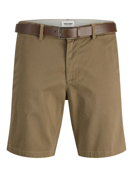 JACK JONES Erkek Kemerli Chino Şort 12285548 ürün görseli 1