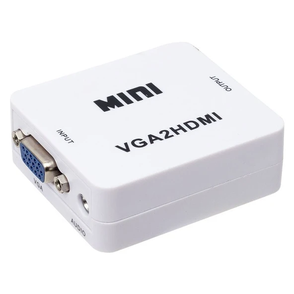 PowerMaster PM-18698 VGA To HDMI Ses Girişli Dönüştürücü ürün görseli 1